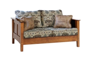 upholstered love seat
